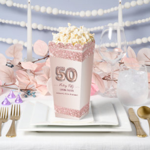 Ballotins 50e anniversaire Faire que 50 ans soit beau Rose G