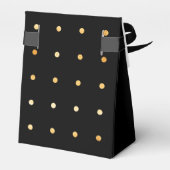 Ballotins 50e anniversaire noir or bonjour 50 nom script (Arrière)