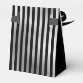 Ballotins 50th Birthday Silver Striped Thank You (Arrière)