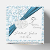 Ballotins 5e Anniversaire de Mariage Bleu (Haut)