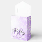 Ballotins 60e anniversaire Merci violet hiver Wonderland (Ouvert)