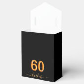 Ballotins 60e anniversaire parties scintillant noir or brill (Ouvert)