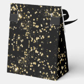 Ballotins 60th Birthday  Black & Gold Confetti Personalized (Verso)