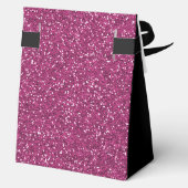 Ballotins 60th Birthday Black Hot Pink Glitter Thank You (Verso)