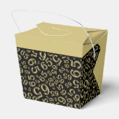 Ballotins 65e anniversaire de la fête Gold/Black Numéro moti (Arrière)