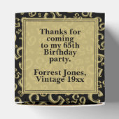 Ballotins 65e anniversaire Gold/Black Collage Motif (Haut)