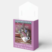 Ballotins 70e anniversaire de Mariage Ballotin, théière Vint (Ouvert)