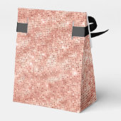 Ballotins 70e anniversaire Rose Parties scintillant or (Arrière)