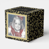 Ballotins 70e photo Keepsaké - Motif de numéro noir/or (Arrière)