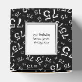 Ballotins 75e anniversaire motif noir/blanc collage (Haut)