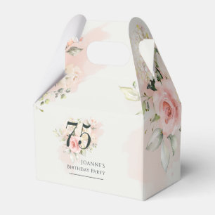 Ballotins 75e anniversaire n'importe quel âge rose floral ve