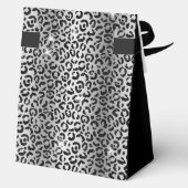 Ballotins 75th Birthday Silver Leopard Print Thank You (Verso)