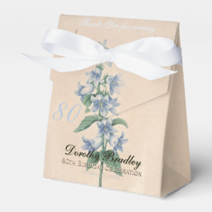 Ballotins 80e anniversaire Botanical Campanula Merci Favor