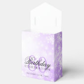 Ballotins 80e anniversaire Merci violet hiver Wonderland (Ouvert)