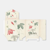 Ballotins 80e anniversaire Passiflora Merci personnalisé Fav (Déplié)