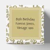 Ballotins 85e anniversaire Gold/White collage motif (Haut)