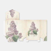 Ballotins 85e anniversaire Lilac Ballotin de Merci personnal (Déplié)