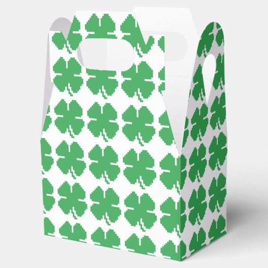 Ballotins 8 bits Pixel Lucky Four Leaf Clocher (Ouvert)