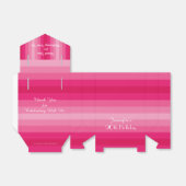 Ballotins 90e anniversaire Ballotin, Pink Stripes (Déplié)