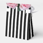 Ballotins 90e anniversaire roses roses sur bandes blanches n (Arrière)