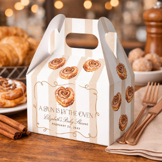Ballotins A Bun in the Oven Cinnamon Roll Theme Baby Shower