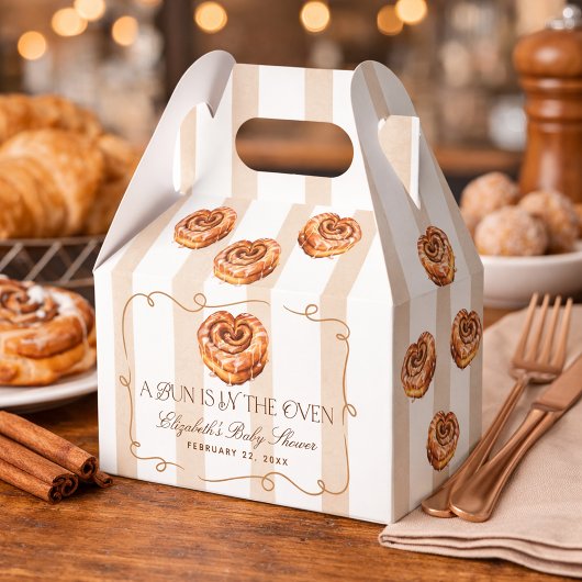 Ballotins A Bun in the Oven Cinnamon Roll Theme Baby Shower