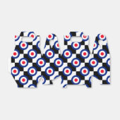 Ballotins à damiers Black Racing cible Mood Party (Déplié)