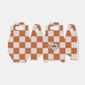 Ballotins À damiers orange et gris (Déplié)