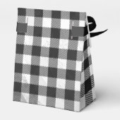 Ballotins à damiers Plaid Noir Et Blanc (Arrière)