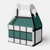 Ballotins à damiers Turquoise gris noir À damiers (Arrière)