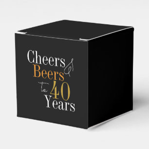 Ballotins À la santé et bières pour les 40 ans 40e anniversa