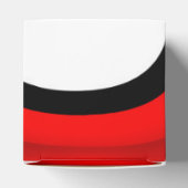 Ballotins À M. Redd : Noir, blanc et rouge Abstraits (Haut)