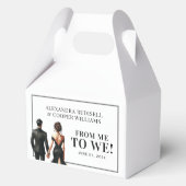 Ballotins À NOUS | Élégant noir et blanc (Recto)