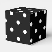 Ballotins À petits pois noir et blanc classique (Arrière)