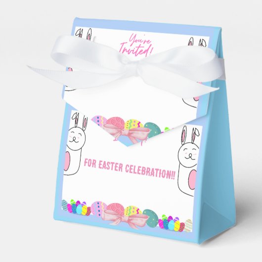 Ballotins à thème de Pâques - Bleu (Verso)