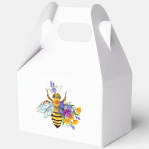 Ballotins Abeille à fleurs avec plantes sauvages
