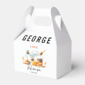 Ballotins Abeille jaune mignonne et tournesol 1er Anniversai (Verso)