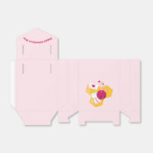 Ballotins Abeille mignonne aux Coeurs de Saint-Valentin rose (Déplié)