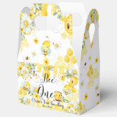 Ballotins Abeilles de miel jaune Floral 1er anniversaire un (Ouvrir)