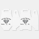 Ballotins ABIGAIL - Elephant Head Age Nom Texte (Déplié)