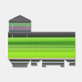 Ballotins Abstract #1: Lime and grey (Déplié)