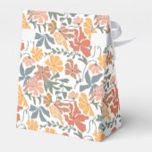 Ballotins Abstrait Floral & Oiseaux Mi-siècle Mariage modern (Arrière)