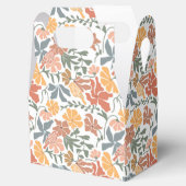 Ballotins Abstrait Floral & Oiseaux Mi-siècle Motif moderne (Ouvert)