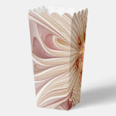 Ballotins Abstrait Moderne Peach Pastel Flower Fractal Art (Verso)