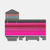 Ballotins Abstrait n° 1 : Cerise et gris (Déplié)