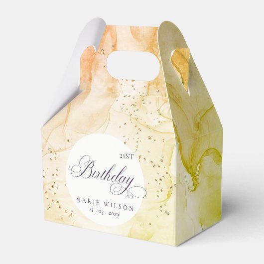 Ballotins Abstrait Pastel Earthy Lime Green N'importe quel â (Verso)