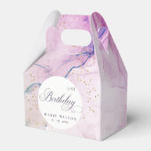 Ballotins Abstrait Pastel Purple Bleu Turquoise N'Importe Qu (Arrière)