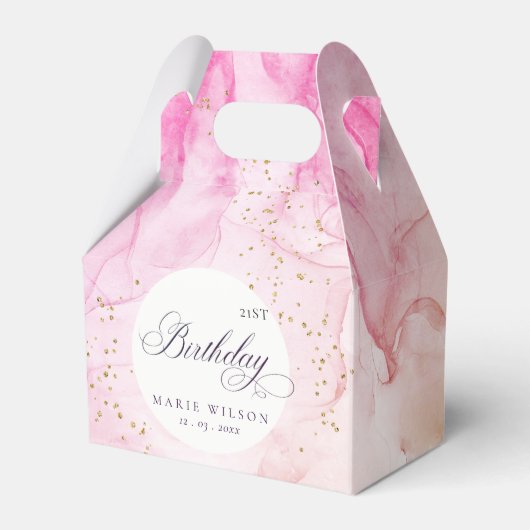 Ballotins Abstrait Pastel Rose violet N'importe quel âge Ann (Verso)