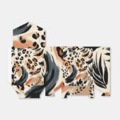 Ballotins Abstrait Poster de animal exotique peint Leopard (Déplié)