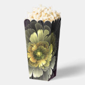 Ballotins Abstrait Purpur moderne Khaki Gris Fleur fractale  (Sauté)